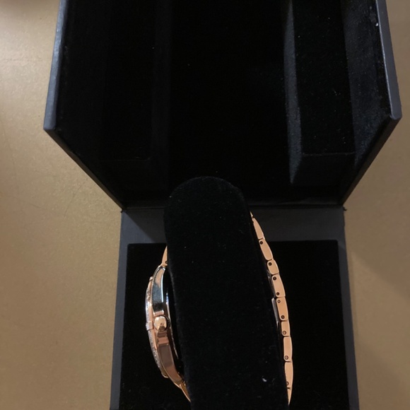 Bulova Rose Gold Tone w Crystal Watch - Picture 2 of 11